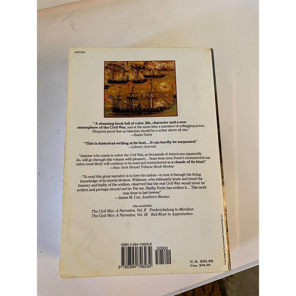 The Civil War Shelby Foote Fort Sumter to Perryville Book A Narrative - Picture 3 of 5